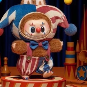 PopMart why so serious Juggling Clown Labubu Figure